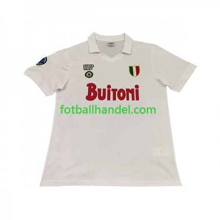 Herre Fotballdrakter SSC SSC Napoli 1987 Borte Retro 1988 Kortermet